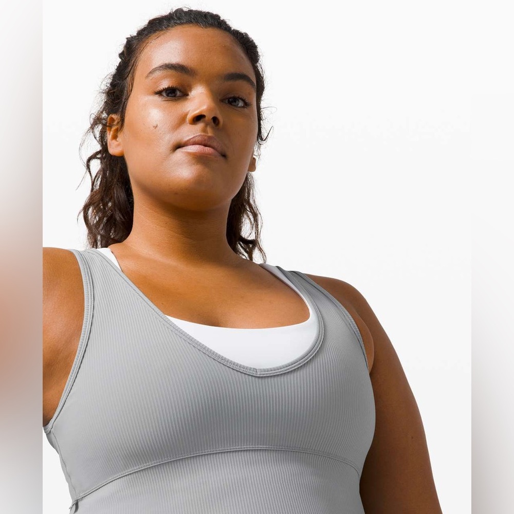 Lululemon Power Pivot Tank Top *Rib
Rhino Grey